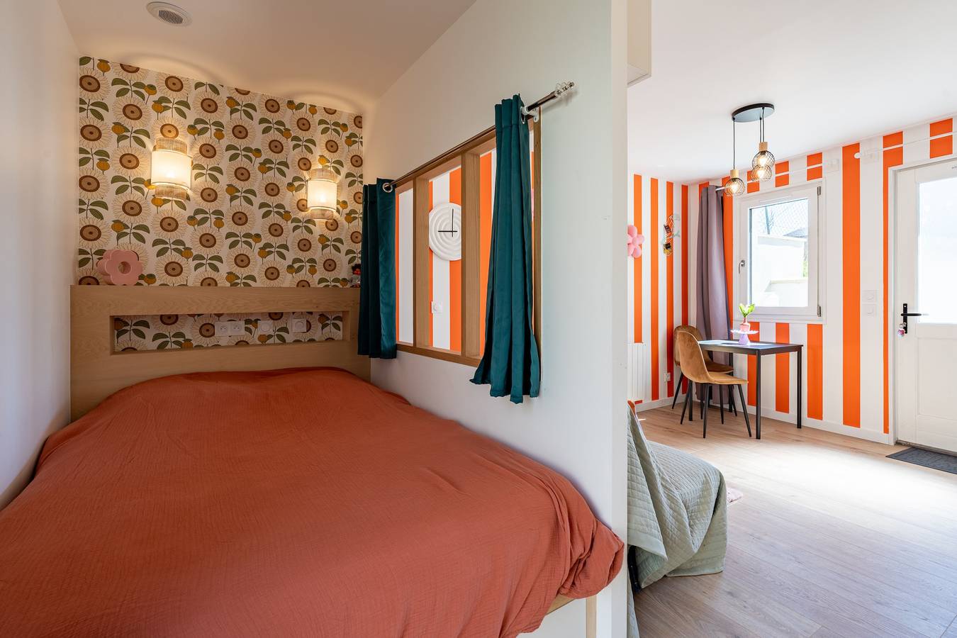 Appartement entier, Les Confettis - Studio coloré au coeur de Bellême in Bellême, Parc naturel régional du Perche