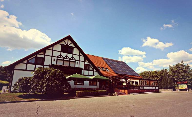 Hotel für 4 Personen, mit Balkon und Garten sowie Sauna und Ausblick in Krausnick