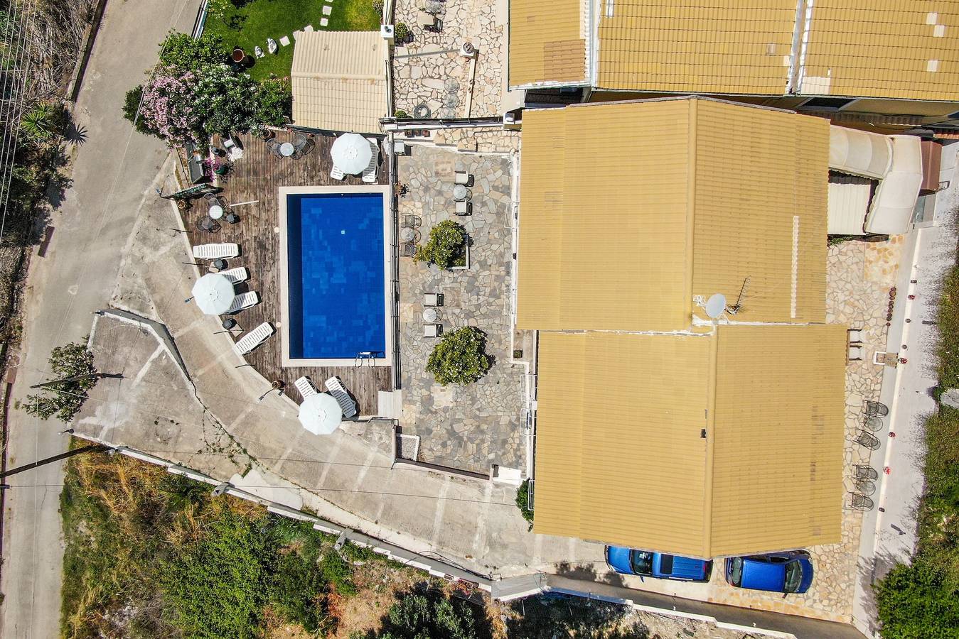 Hotel Apartment "Spyridoula Studio 3" with Sea View, Shared Pool & Wi-Fi in Paleokastritsa, Corfu