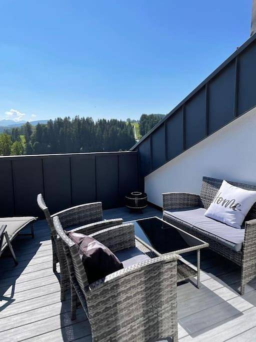 Ferienwohnung für 4 Personen, mit Ausblick und Terrasse, mit Haustier in Buchenberg - 4