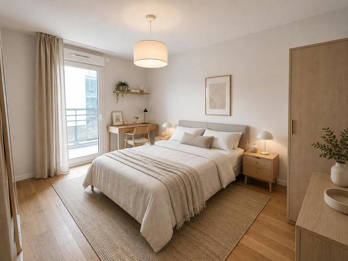 Appart’hôtel pour 3 personnes, avec jardin et terrasse