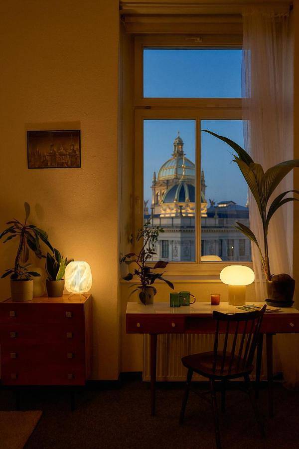 Loft dla 4 osób, z widok, zwierzęta dozwolone w Praga