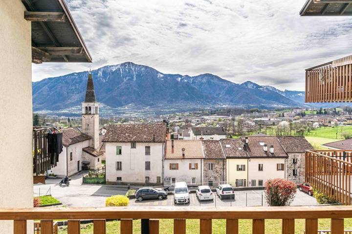 Appartamento per 4 persone, con Balcone e Panorama a Pedavena