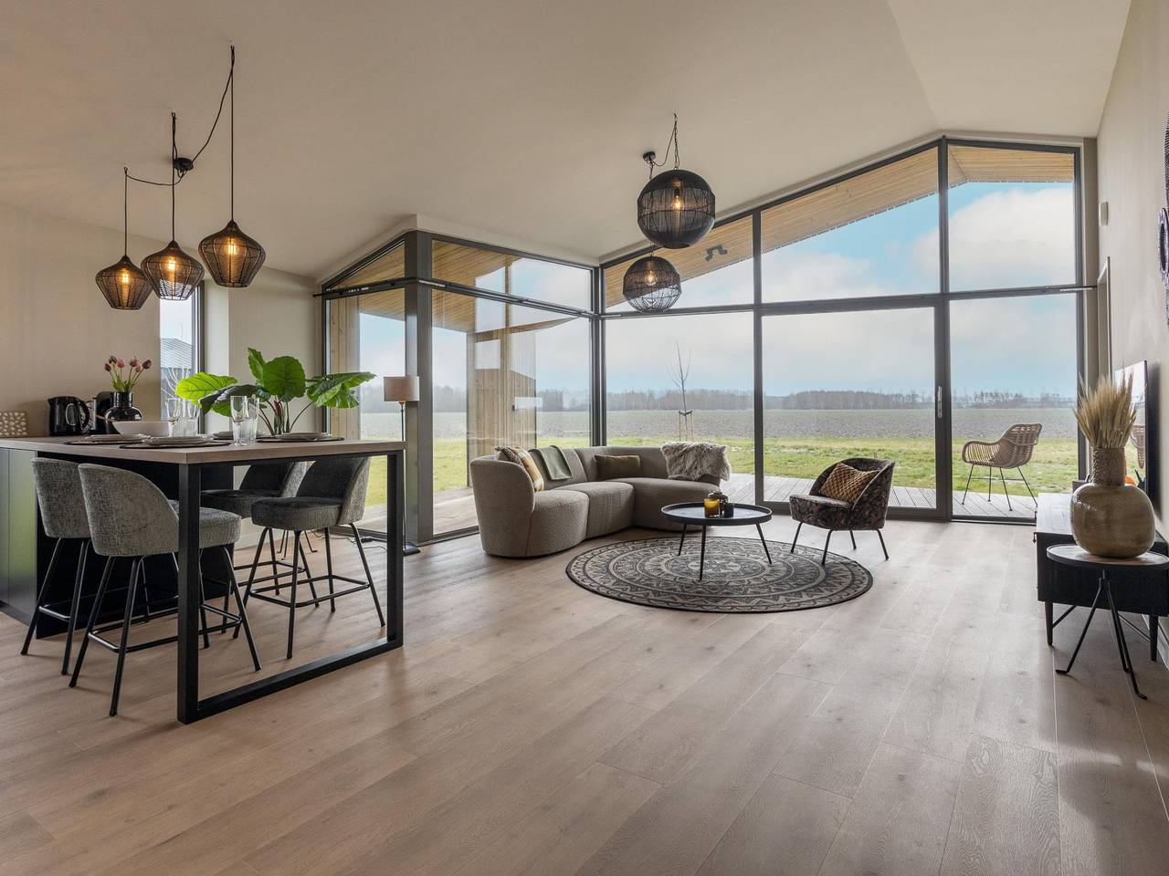 Naturhaus mit Sauna am Naturschutzgebiet in Wissenkerke, Zeeuwse Kust