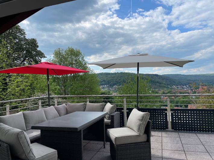 Ferienhaus für 4 Personen, mit Balkon und Terrasse sowie Garten und Ausblick in Werratal - 2