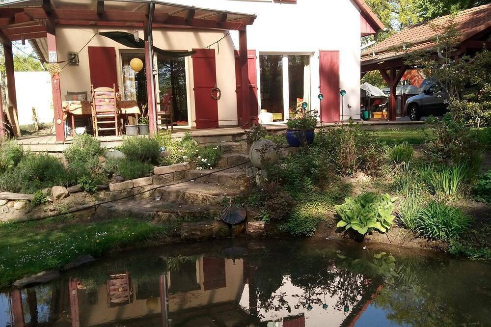 See-Haus, Arboretum und Sauna am Plessower-See in Werder-Havel in Plötzin, Werder