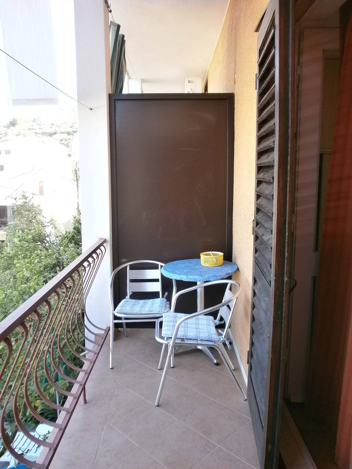 Apartamento entero, Apartamento para dos personas con balcón y vista al mar Podgora, Makarska A-12326-b in Podgora, Rivera de Makarska