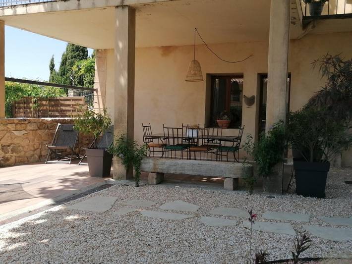 Casa rural 'La Maison D'Yvette - L'authenticité' con vistas a la montaña, wifi y aire acondicionado in Le Barroux, Parque natural regional del Mont Ventoux
