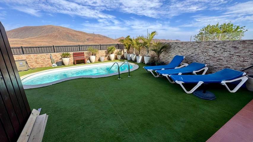 Vakantiehuis voor 6 personen, met tuin in Corralejo