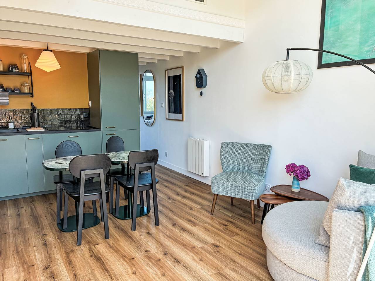 Ganze Wohnung, Apartment "Blue dream" in Strandnähe in Carantec, Ceinture Dorée