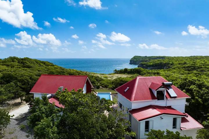 Villa pour 8 personnes, avec piscine ainsi que vue et jardin dans Marie-Galante - 4