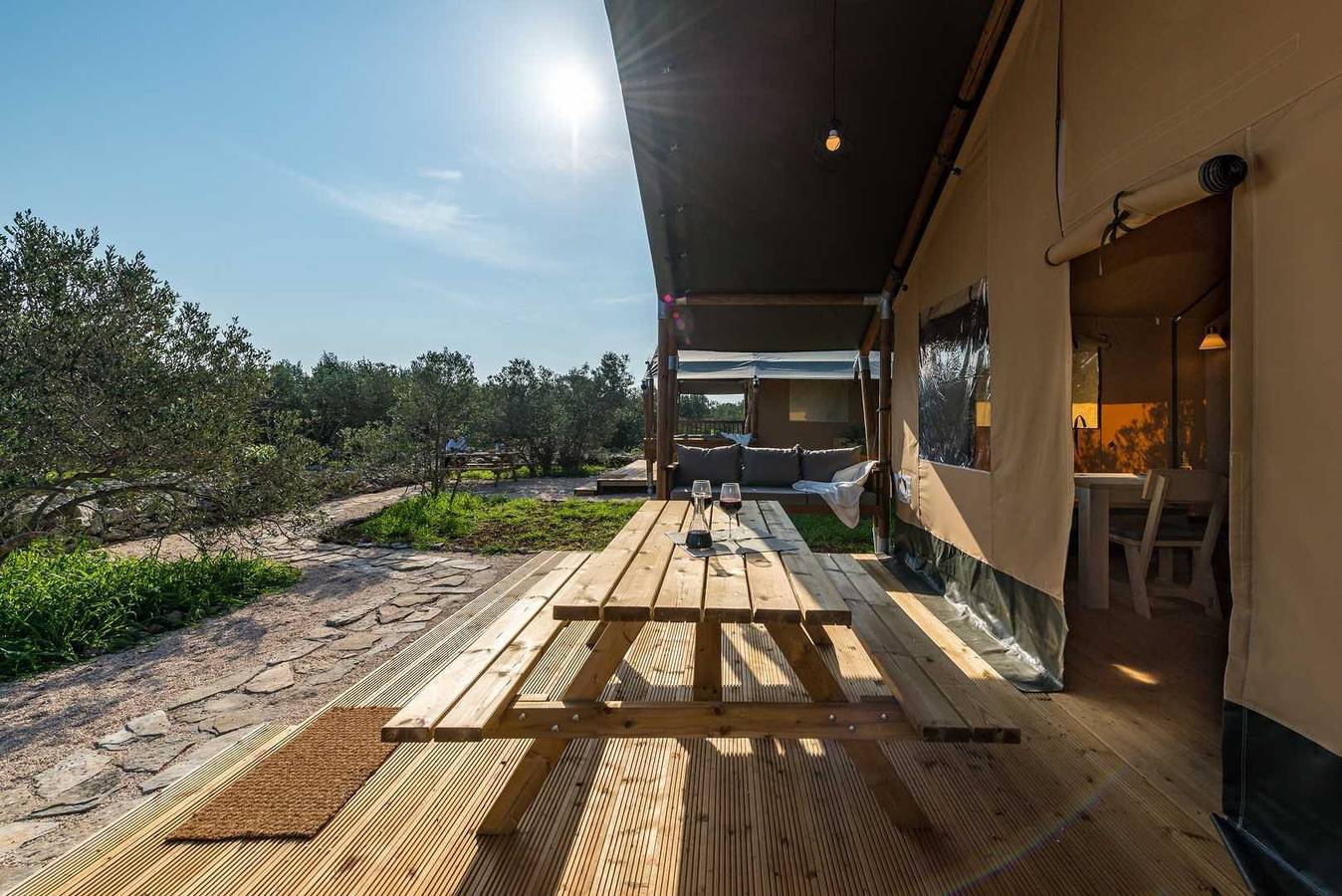 Adriatisches Erbe Glamping Nr. 1 in Maslinica, Solta