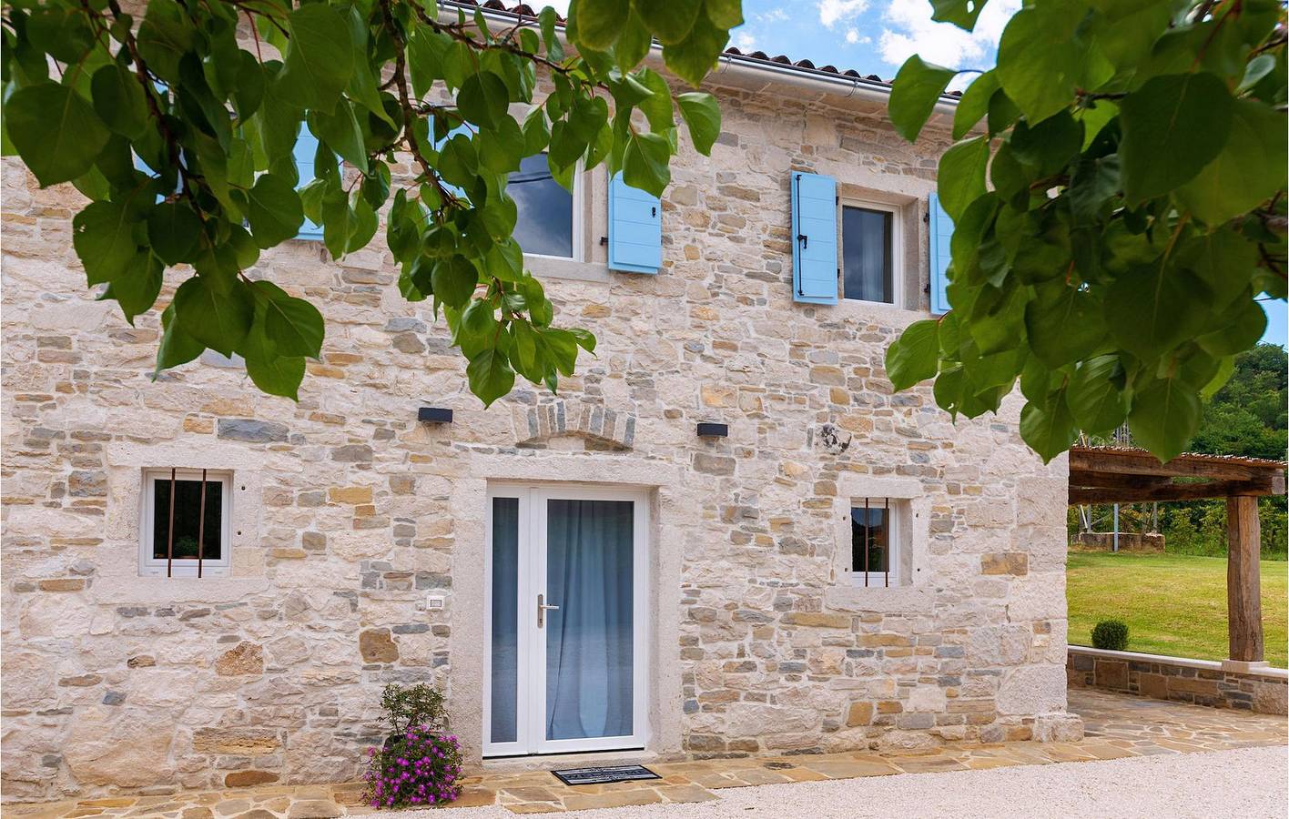 Vakantiehuis voor 4 personen met tuin in Općina Motovun, Centraal Istrië
