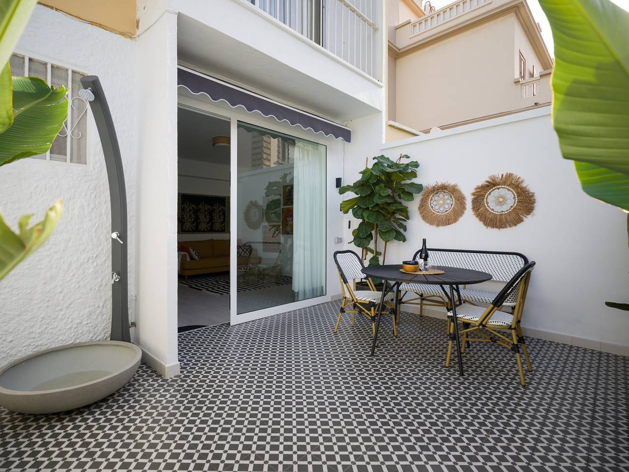 Maison au design bohème et moderne avec grande terrasse à Las Palmas in Ciudad Jardin, Las Palmas de Gran Canaria
