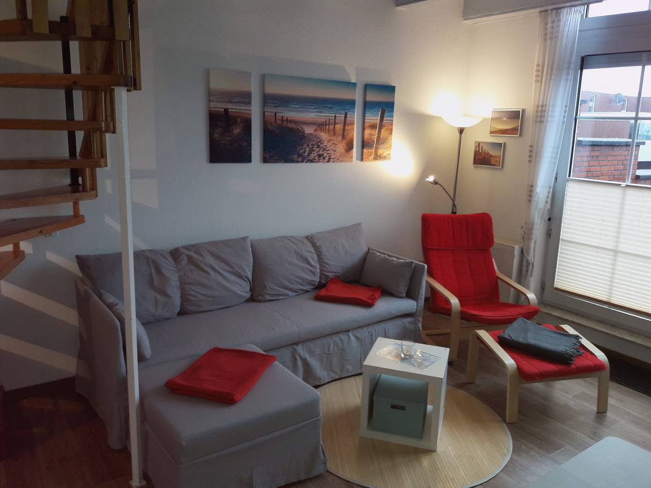 Ganze Wohnung, Maisonette Fewo - 17qm Balkon - wlan free in Westeraccumersiel, Dornum