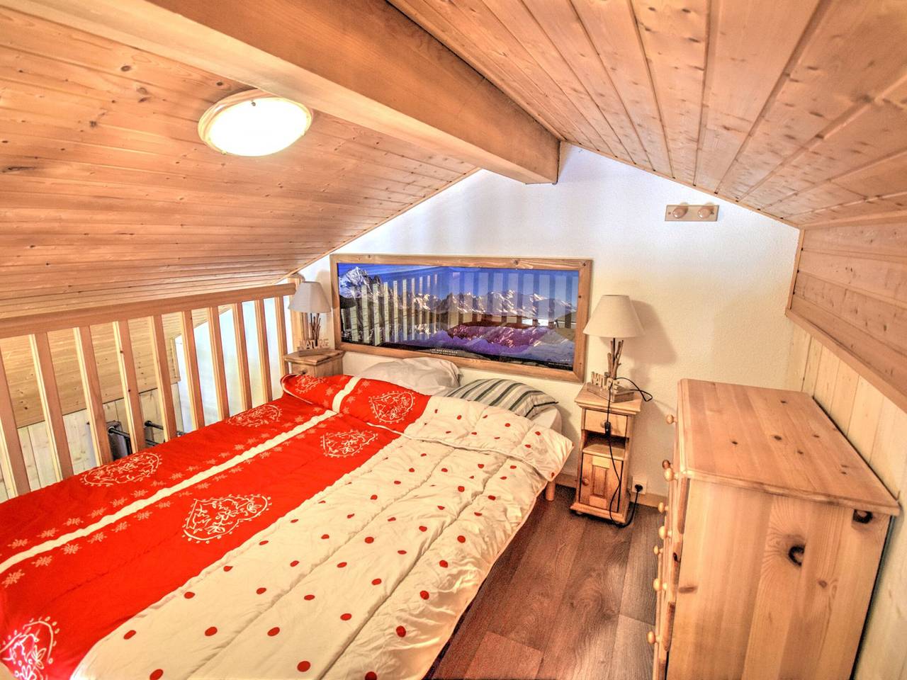 Gehele studio, Studio voor 4 personen met balkon in Morzine, Les Portes du Soleil