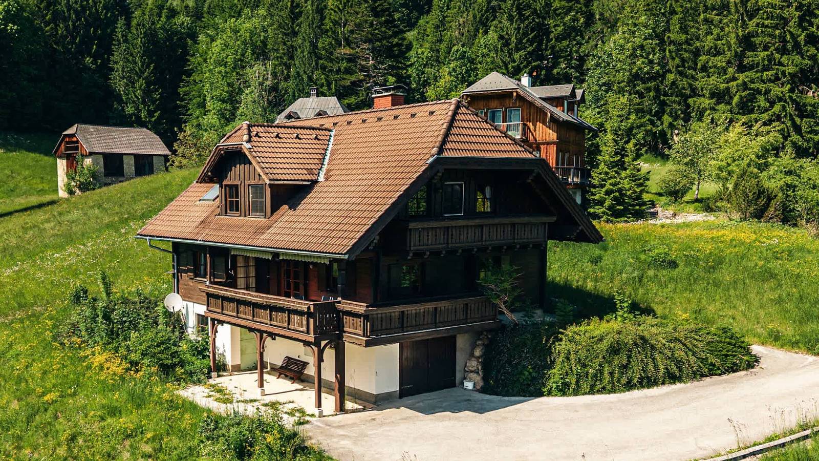 Ferienhaus für 10 Personen mit Balkon/Terrasse in Pichl-Kainisch, Totes Gebirge