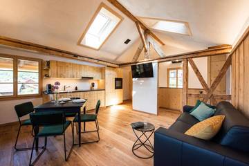 Maison de campagne pour 4 personnes, avec vue ainsi que vue sur le lac et jardin à Brienz