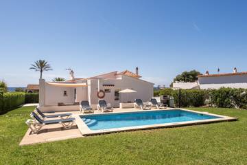 Villa in Es Migjorn Gran, Menorcas Küste für 6 