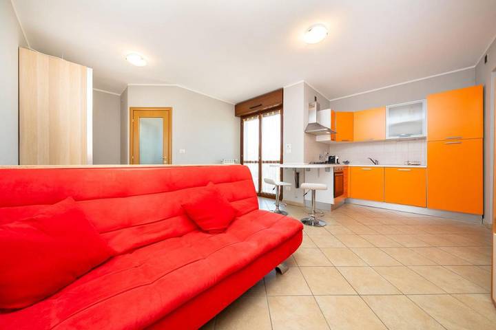 Gîte pour 3 personnes, avec Balcon et Vue à Leinì