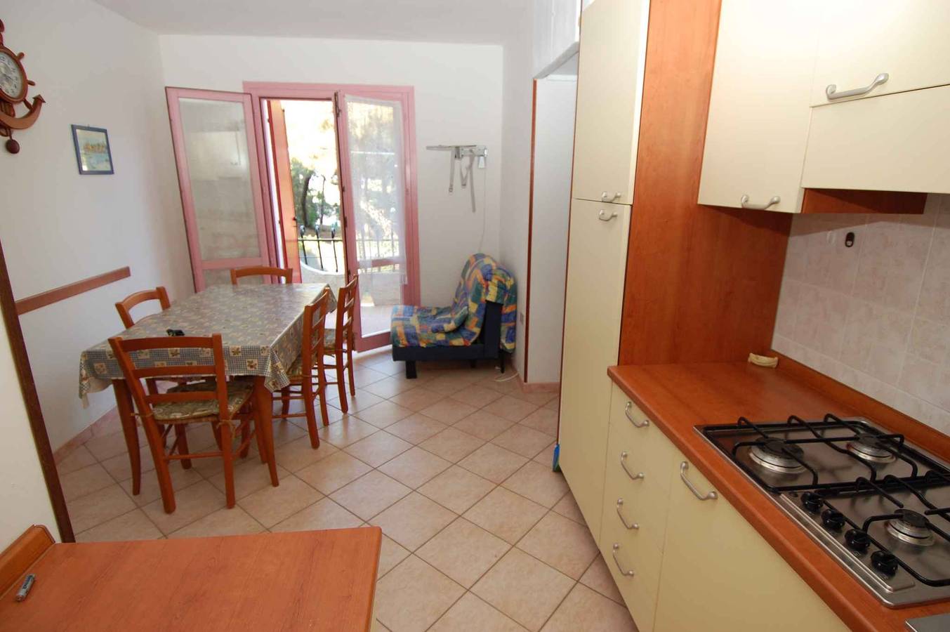 Apartamento vacacional entero, Apartamento vacacional 200m de la playa con clima.  in Rosolina Mare, Polesine