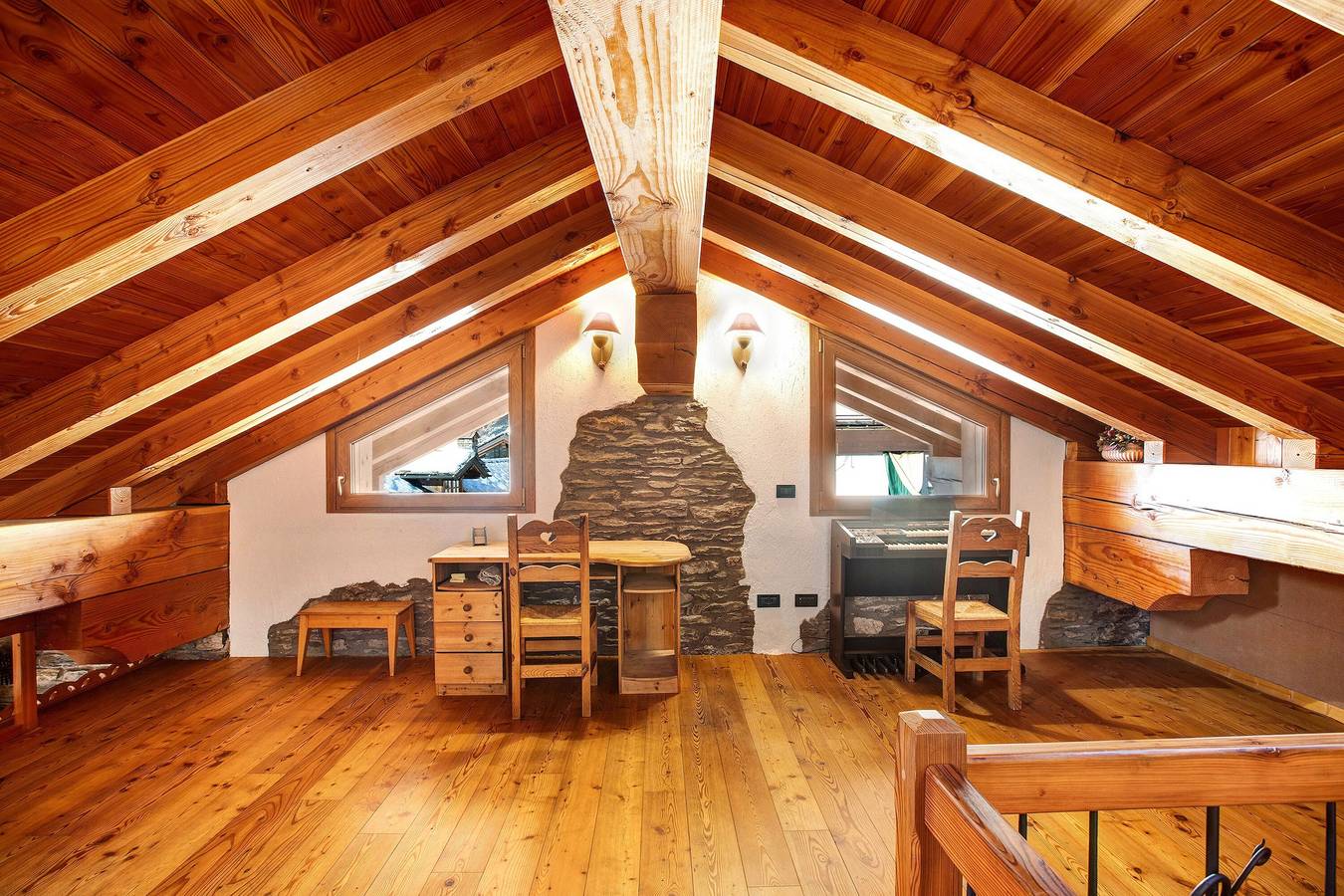 Chalet 'Vista Monte Bianco' con vista sulle montagne, giardino in comune e Wi-Fi in La Salle, Comune di La Salle