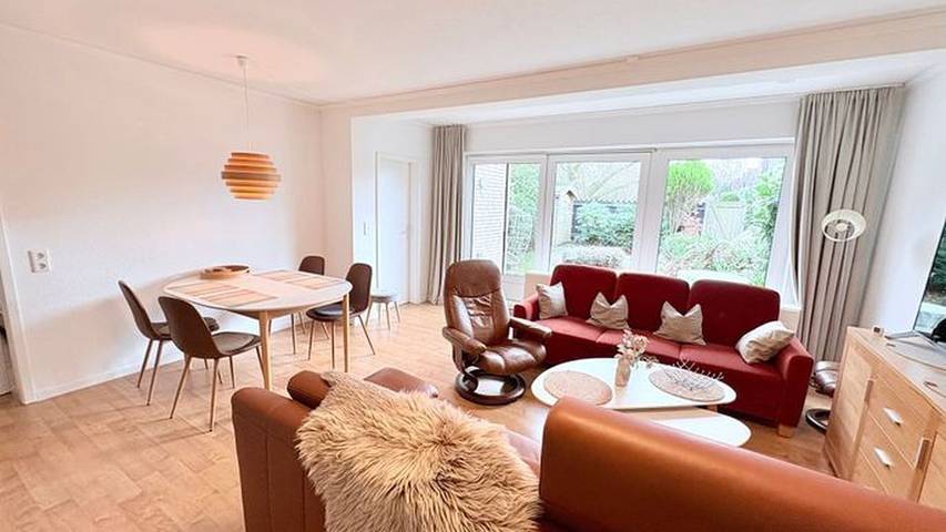 Ferienhaus für 5 Personen, mit Terrasse und Garten