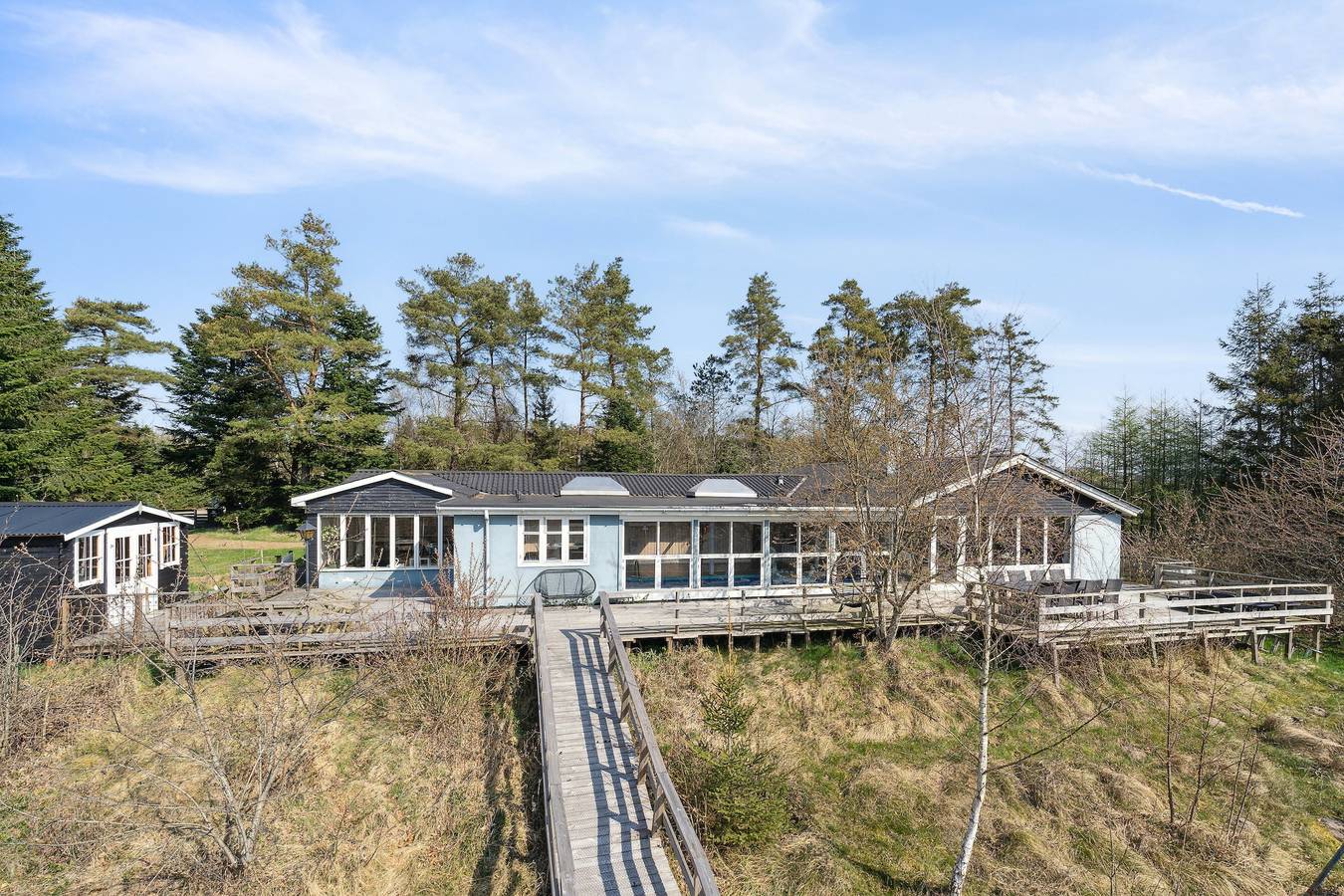 Großes Poolhaus mit Platz zum Entspannen in Guldforhoved, Ikast-Brande