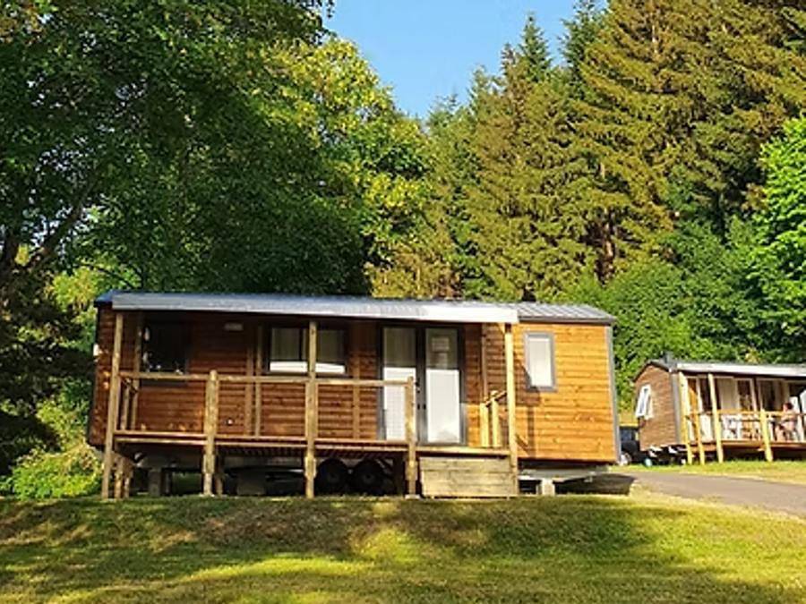 Camping La Fressange - Mobilheim 6 personen in Saint-Didier-en-Velay, Haute-Loire