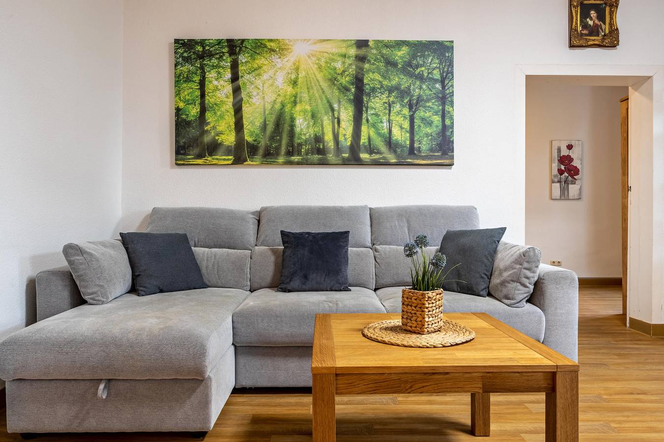 Ganze Wohnung, Ferienwohnung 'Storchenzimmer' mit Gemeinschaftsterrasse und Wlan in Buchholz, Müritz
