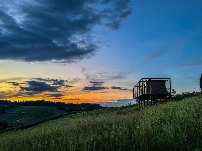 Camping für 2 Personen, mit Garten und Pool sowie Ausblick in Chianti - 2