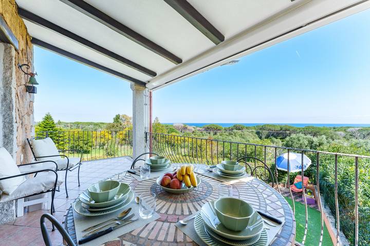 Ferienhaus für 4 Personen, mit Garten, mit Haustier