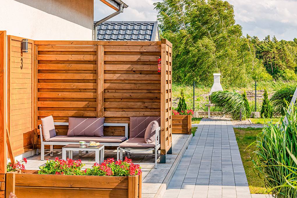 Holiday home for 7 people with terrace in Nowęcin, Słowiński National Park