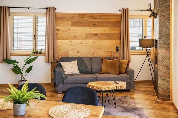Ferienwohnung für 4 Personen, mit Ausblick und Balkon, mit Haustier