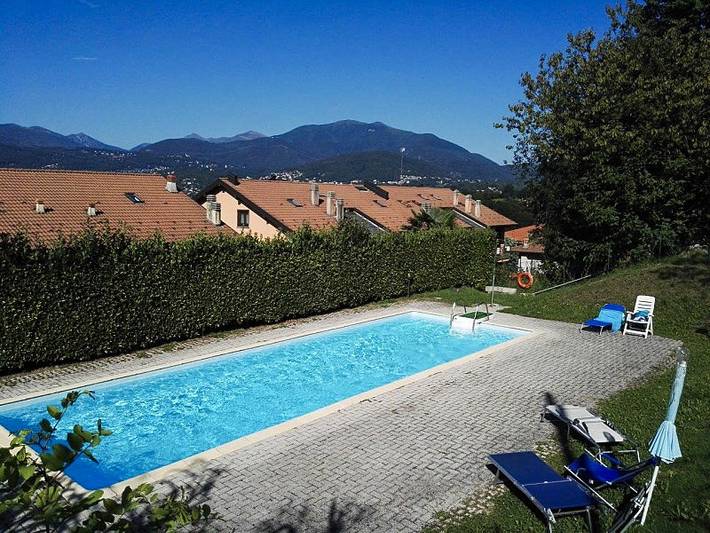 Ferienwohnung für 5 Personen, mit Ausblick und Seeblick sowie Balkon und Pool, mit Haustier in Lago Maggiore (Lombardei) - 4