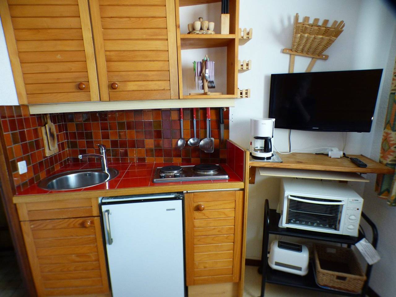 Appartement entier, Studette Alpes 2 Pers, Proche Commerces in Les Saisies, Région d'Albertville