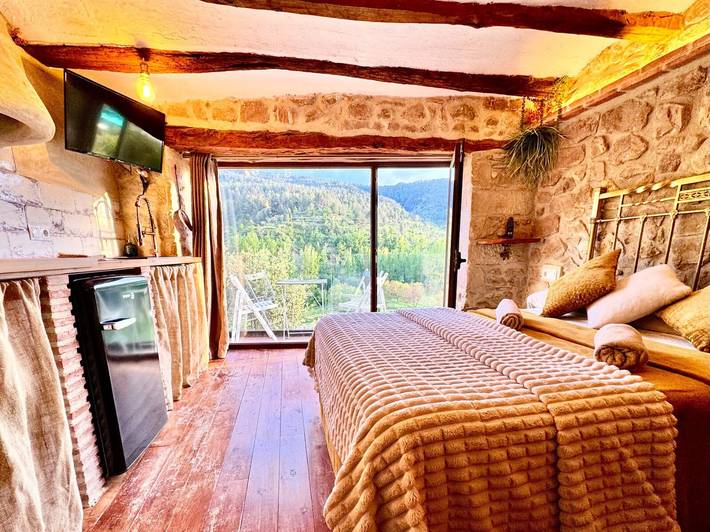 Ferienwohnung 'Duende' mit Bergblick, Balkon und Klimaanlage in Olba, Teruel und Umgebung
