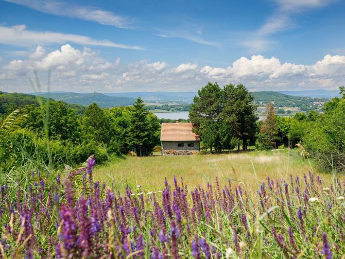 Ferienhaus für 3 Personen, mit Terrasse und Garten am Balaton