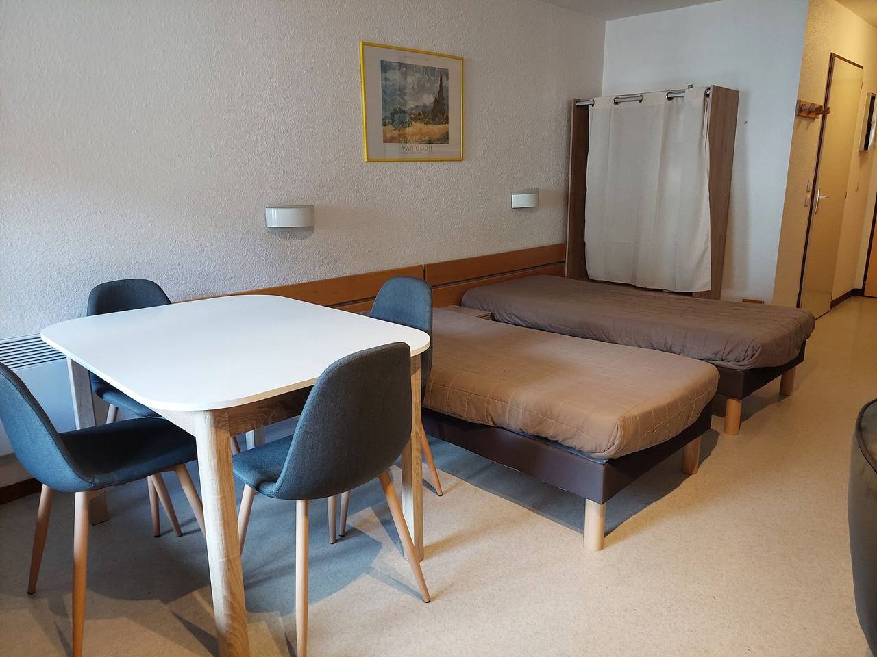 Estudio entero, Estudio tranquilo con balcón para 4 personas en Brides-les-Bains in Brides-les-Bains, Massif de la Vanoise