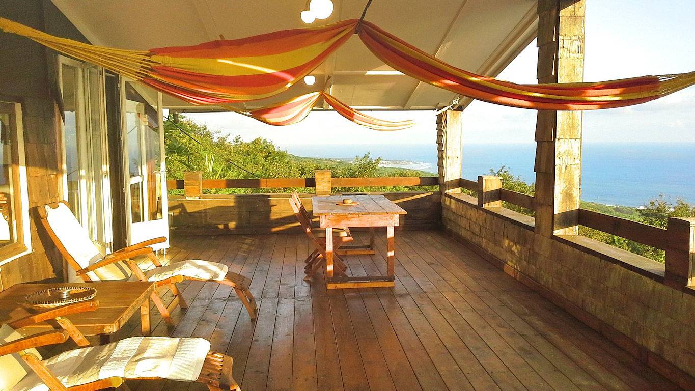 La Maison Claire : tout en récup', vue panoramique in Saint-Leu, Île de la Réunion