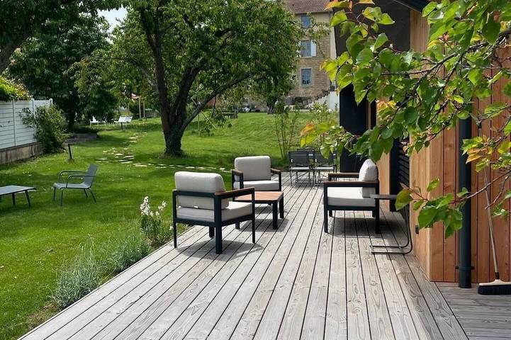Cottage pour 4 personnes, avec jardin et piscine