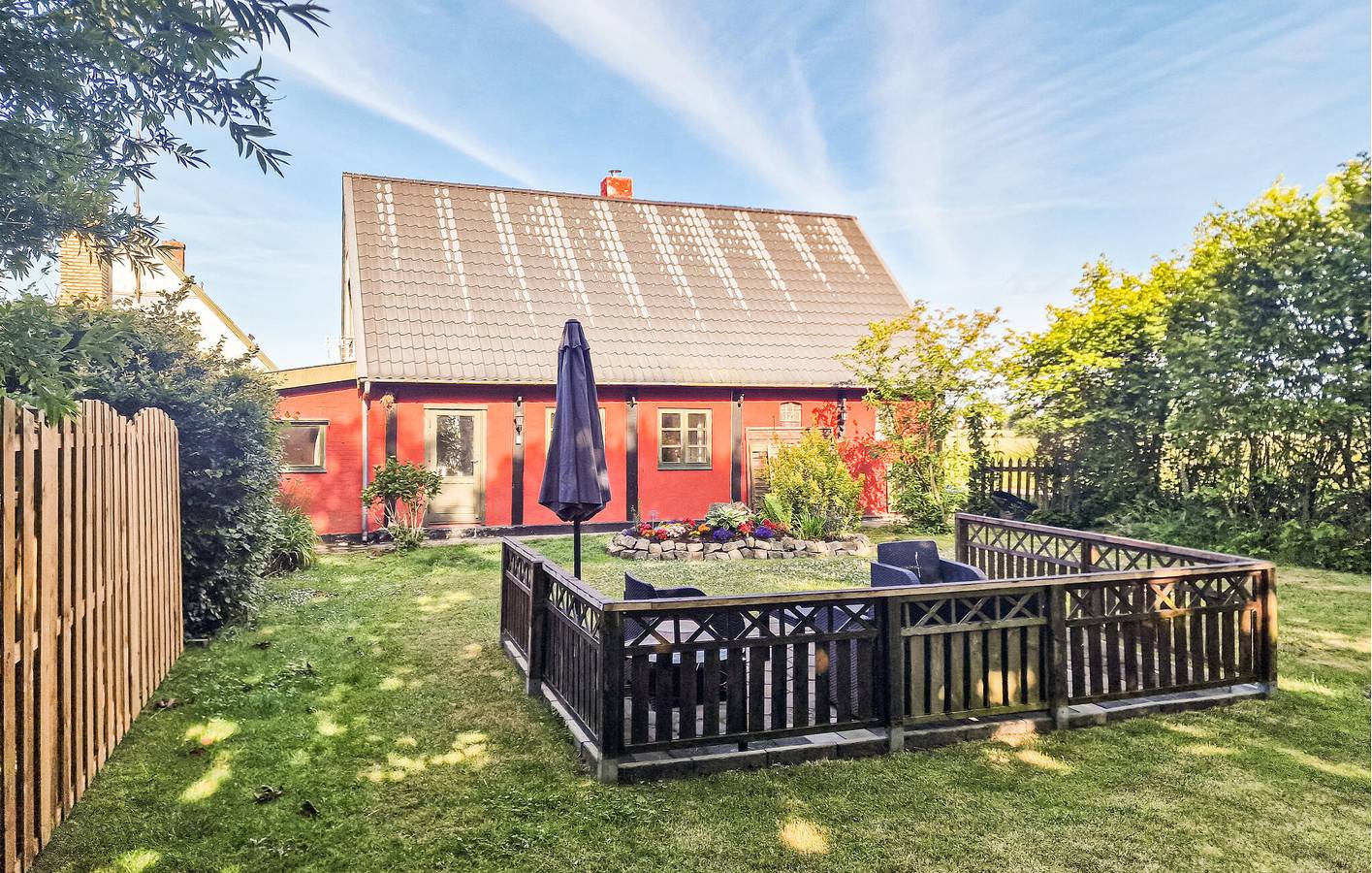 Ferienhaus für 4 Personen mit Terrasse in Østermarie, Bornholm