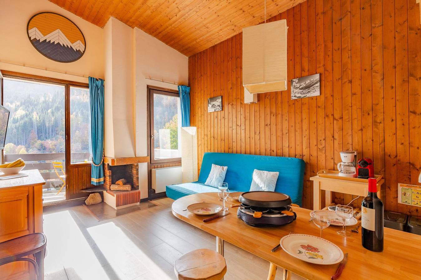 Apartamento entero, Apartment with balcony close to the slopes in La Clusaz, Región de Annecy