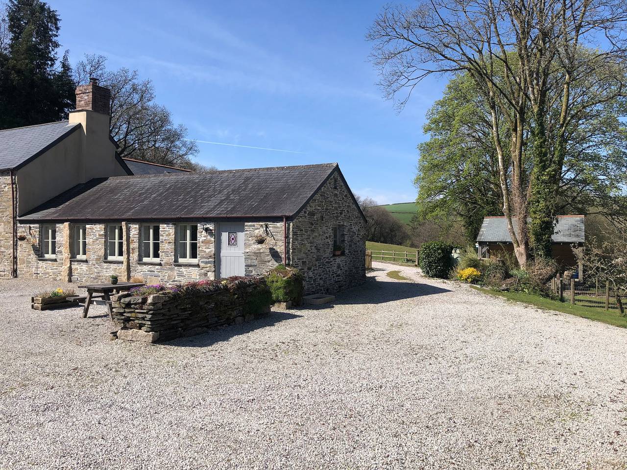 Hytte for 2 personer med have in Cornwall