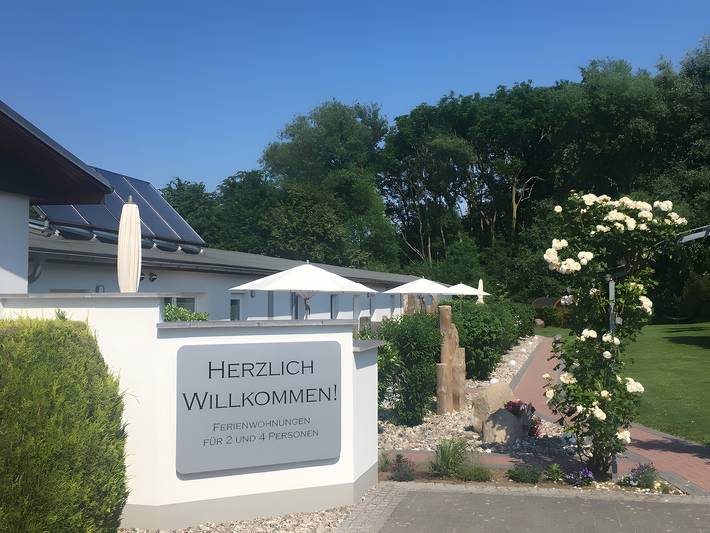 Ferienwohnung für 4 Personen, mit Garten und Sauna