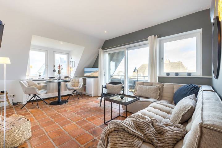 Ganze Wohnung, 2-Raum Appartement im Og/Dg, ca. 59m² Nutzfläche, Nichtraucher, keine Haustiere in Wenningstedt, Sylt