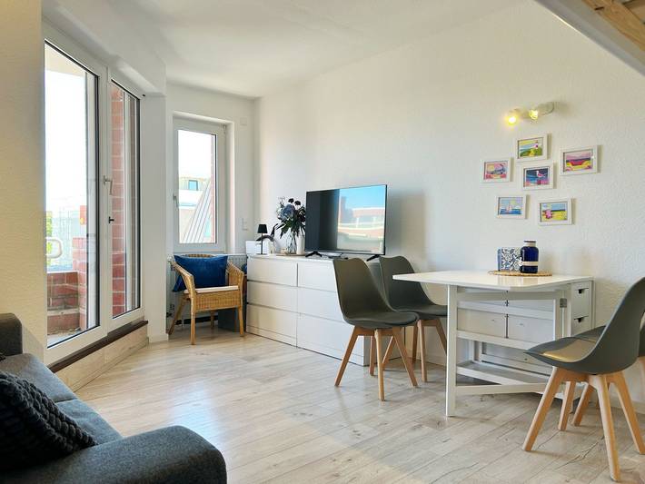 Ferienwohnung für 4 Personen, mit Balkon auf Norderney