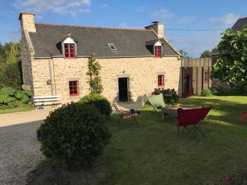 Chambre d’hôte pour 2 personnes, avec vue et jardin, animaux acceptés à Plouguin