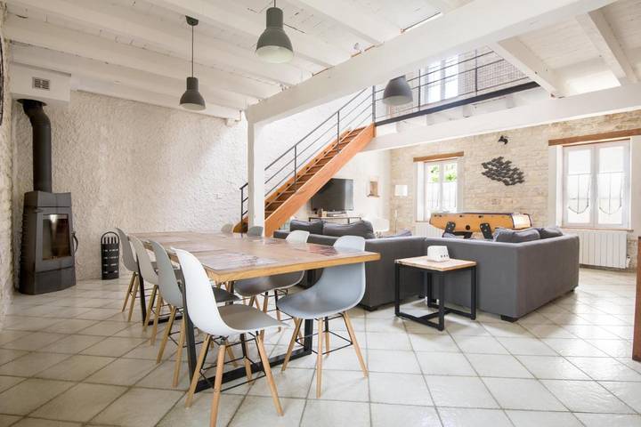 Maison de vacances pour 6 personnes, avec Balcon ainsi que Terrasse et Vue à Sainte-Marie-de-Ré