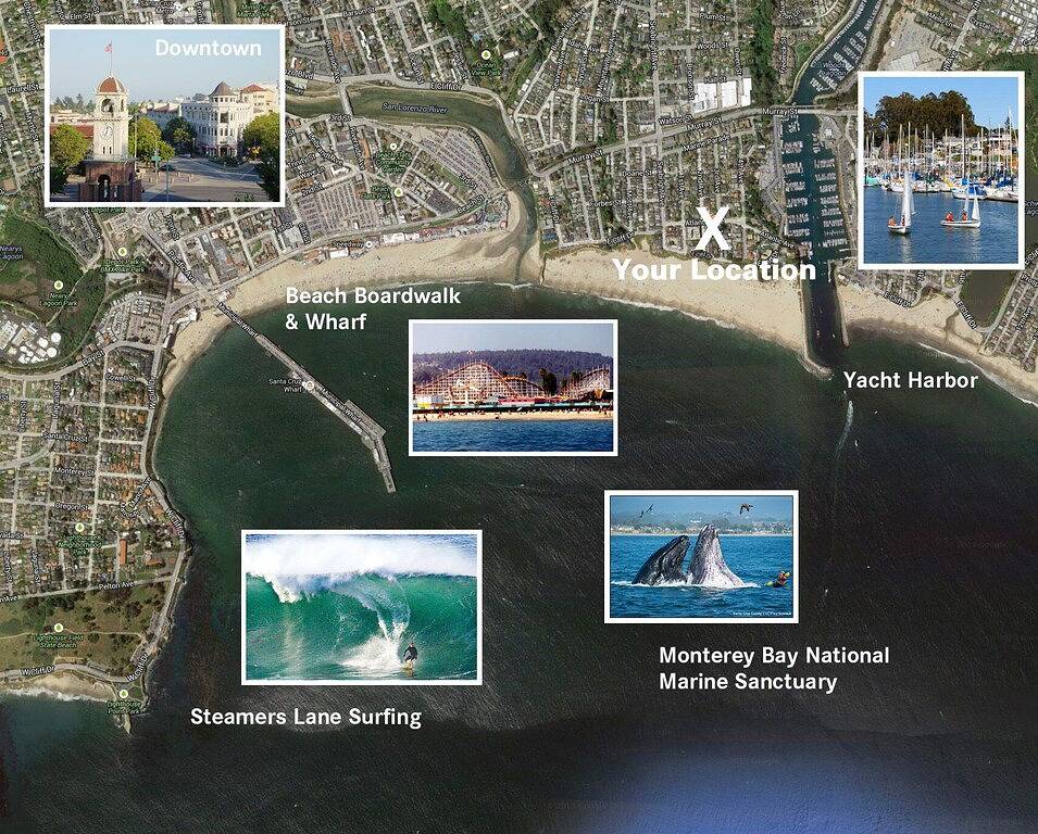 Sonnig Seabright Beach House 3 Doors zum Strand !! in Seabright, Santa Cruz